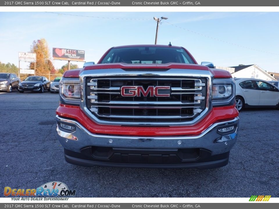 2017 GMC Sierra 1500 SLT Crew Cab Cardinal Red / Cocoa/­Dune Photo #2