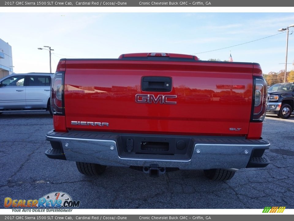 2017 GMC Sierra 1500 SLT Crew Cab Cardinal Red / Cocoa/­Dune Photo #6