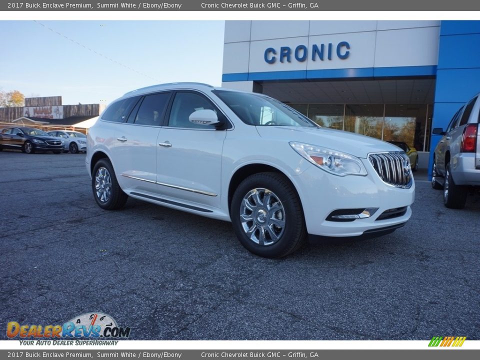 2017 Buick Enclave Premium Summit White / Ebony/Ebony Photo #1