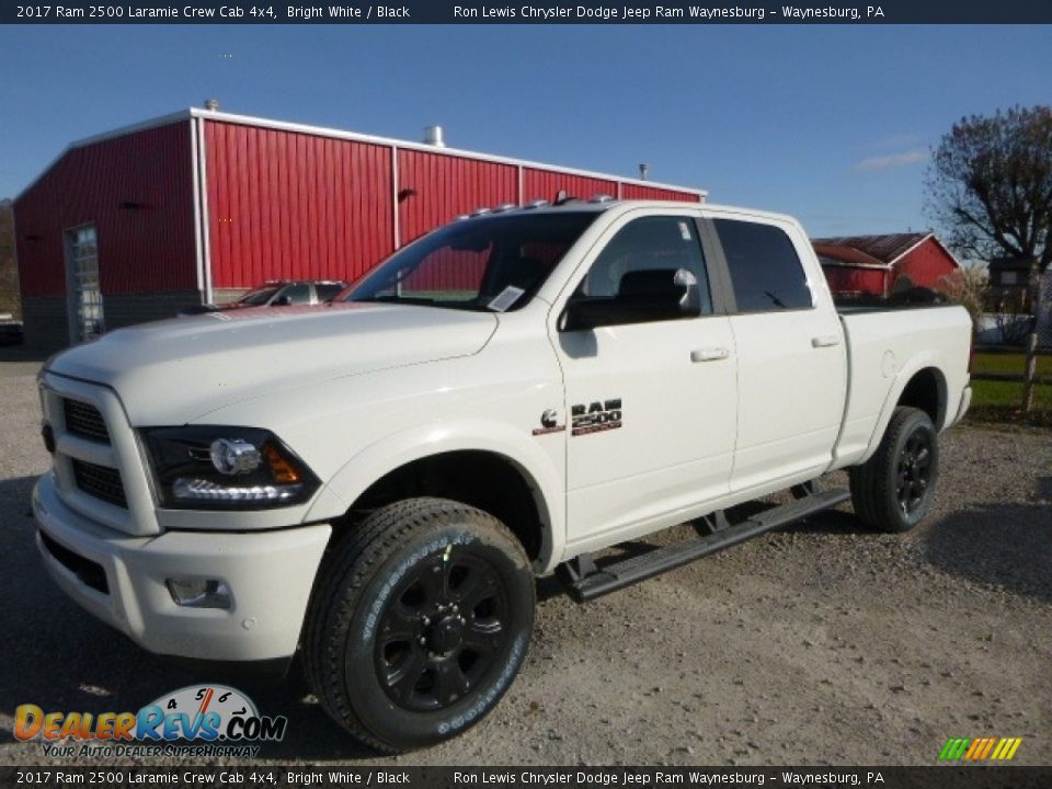 2017 Ram 2500 Laramie Crew Cab 4x4 Bright White / Black Photo #1