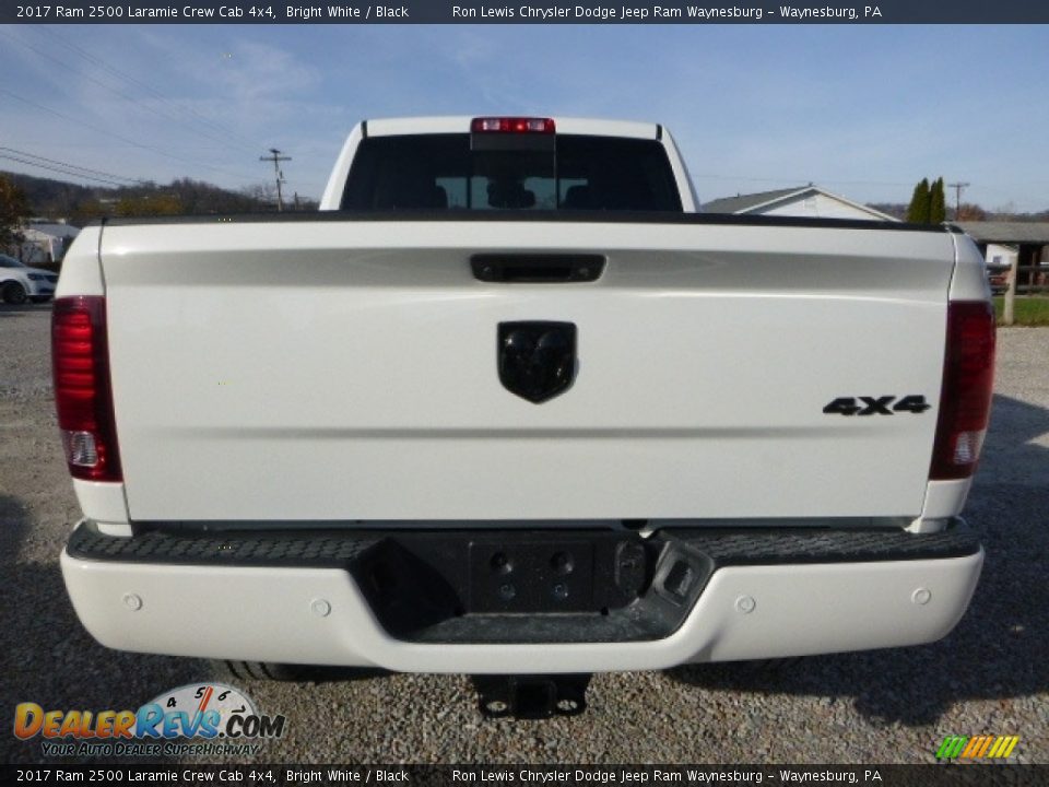 2017 Ram 2500 Laramie Crew Cab 4x4 Bright White / Black Photo #5