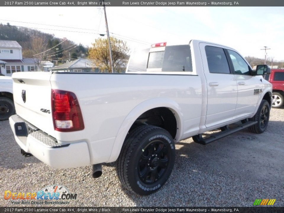 2017 Ram 2500 Laramie Crew Cab 4x4 Bright White / Black Photo #6