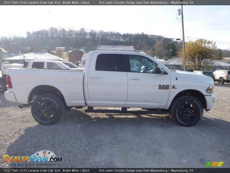 2017 Ram 2500 Laramie Crew Cab 4x4 Bright White / Black Photo #7