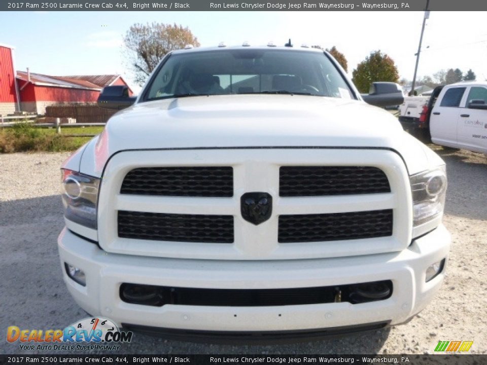 2017 Ram 2500 Laramie Crew Cab 4x4 Bright White / Black Photo #10