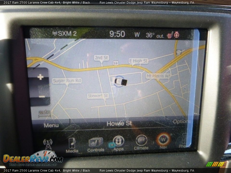 2017 Ram 2500 Laramie Crew Cab 4x4 Bright White / Black Photo #20