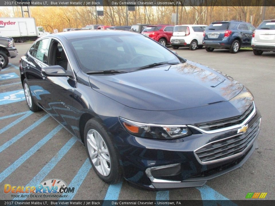 2017 Chevrolet Malibu LT Blue Velvet Metallic / Jet Black Photo #8