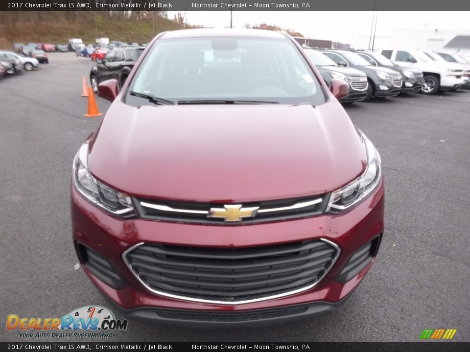 2017 Chevrolet Trax LS AWD Crimson Metallic / Jet Black Photo #2