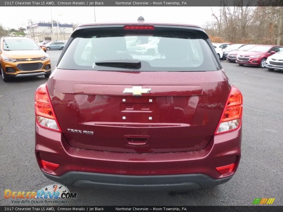 2017 Chevrolet Trax LS AWD Crimson Metallic / Jet Black Photo #6