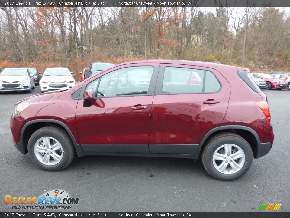 Crimson Metallic 2017 Chevrolet Trax LS AWD Photo #9