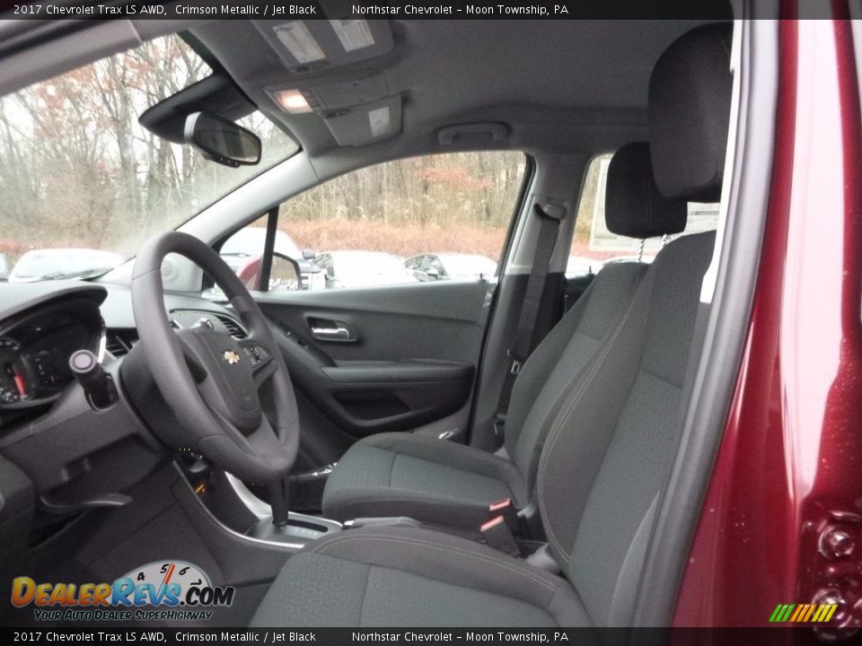 2017 Chevrolet Trax LS AWD Crimson Metallic / Jet Black Photo #11