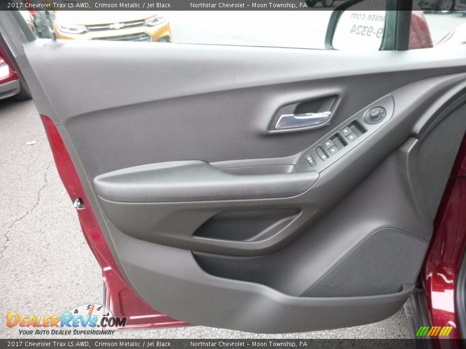 2017 Chevrolet Trax LS AWD Crimson Metallic / Jet Black Photo #14
