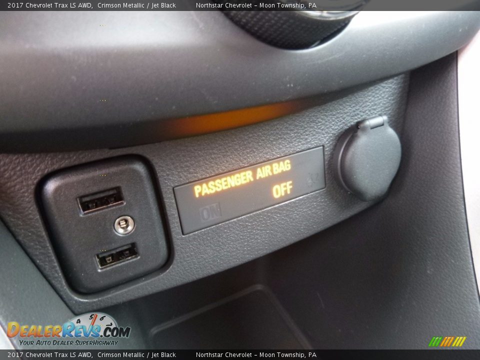 2017 Chevrolet Trax LS AWD Crimson Metallic / Jet Black Photo #18