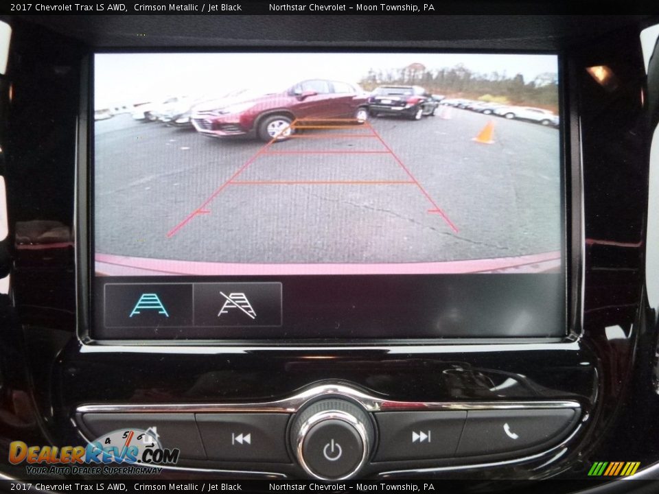 2017 Chevrolet Trax LS AWD Crimson Metallic / Jet Black Photo #19