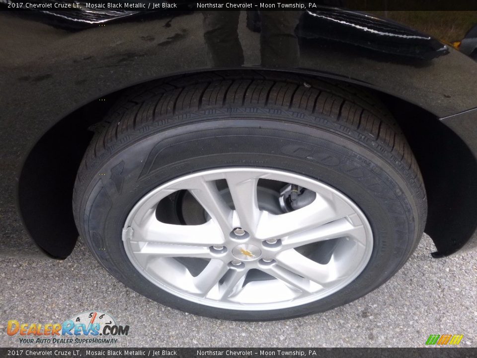 2017 Chevrolet Cruze LT Mosaic Black Metallic / Jet Black Photo #10