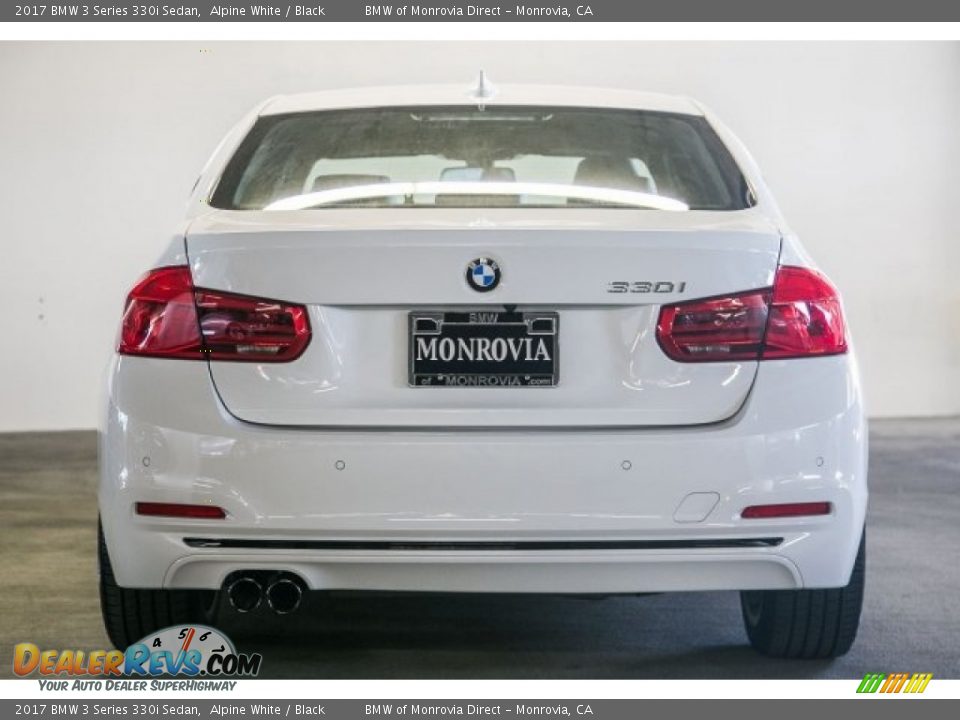 2017 BMW 3 Series 330i Sedan Alpine White / Black Photo #4