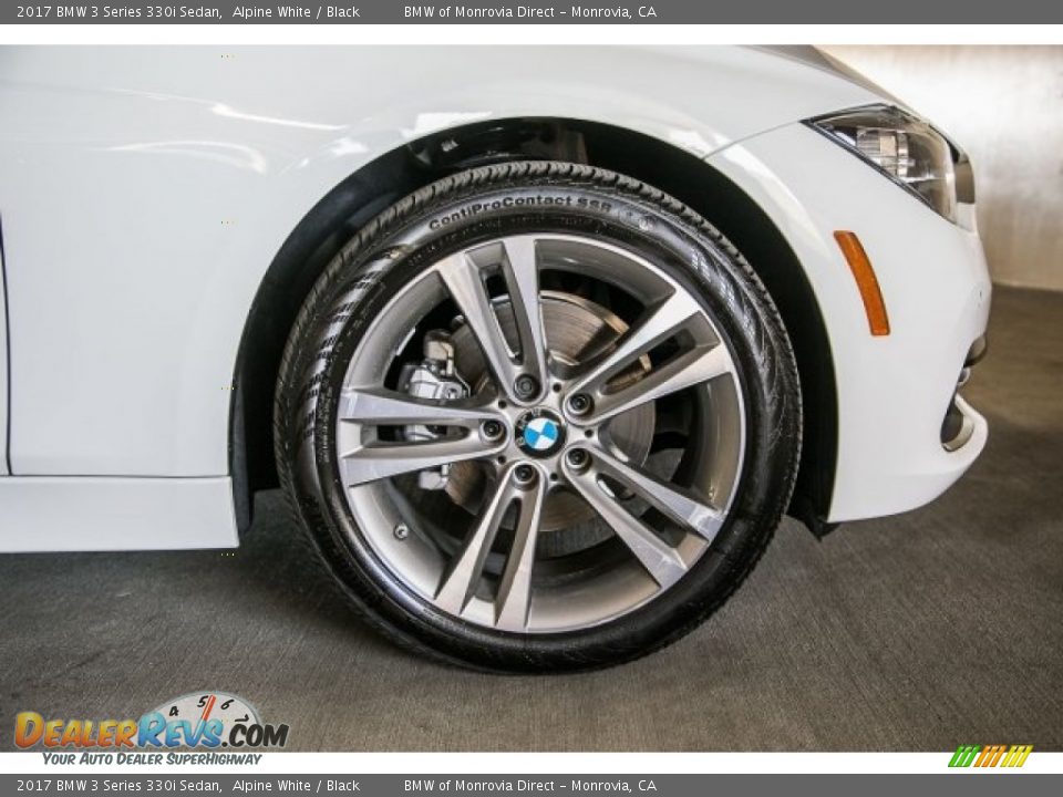 2017 BMW 3 Series 330i Sedan Alpine White / Black Photo #9