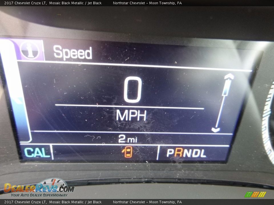 2017 Chevrolet Cruze LT Mosaic Black Metallic / Jet Black Photo #20