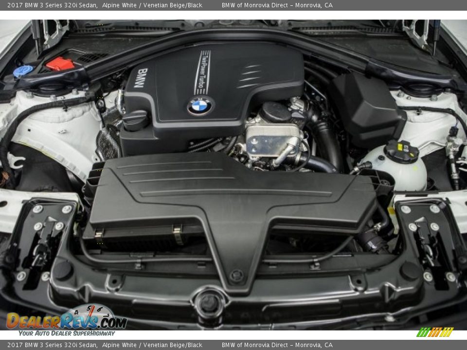 2017 BMW 3 Series 320i Sedan 2.0 Liter DI TwinPower Turbocharged DOHC 16-Valve VVT 4 Cylinder Engine Photo #8