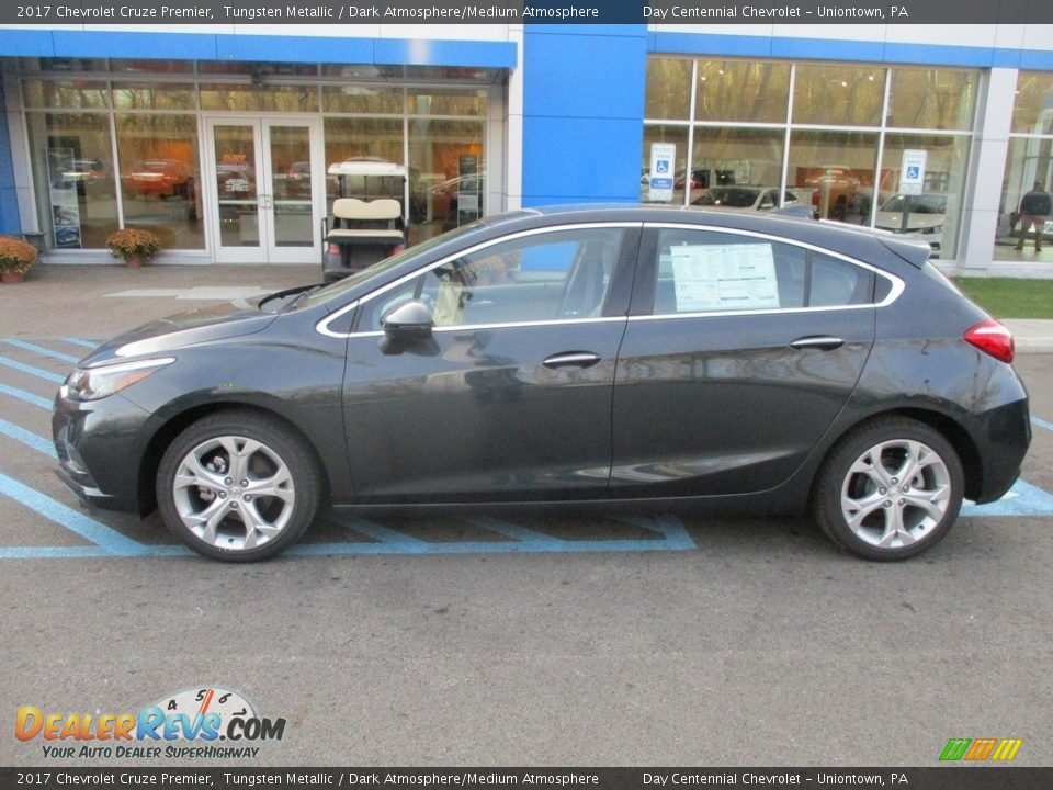2017 Chevrolet Cruze Premier Tungsten Metallic / Dark Atmosphere/Medium Atmosphere Photo #2