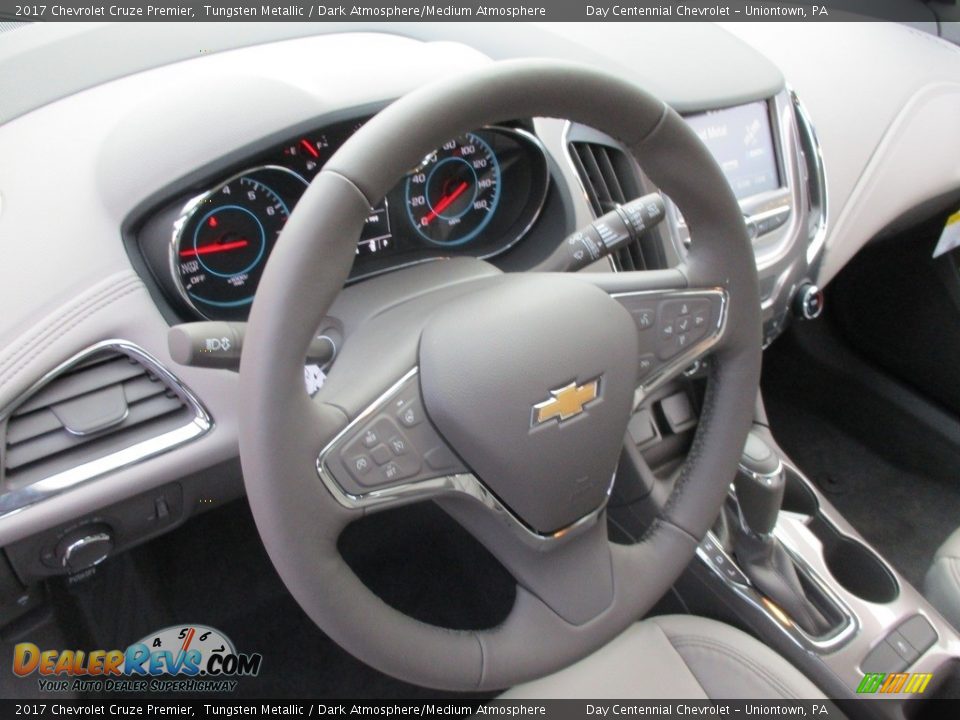 2017 Chevrolet Cruze Premier Tungsten Metallic / Dark Atmosphere/Medium Atmosphere Photo #13