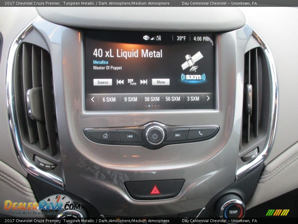 2017 Chevrolet Cruze Premier Tungsten Metallic / Dark Atmosphere/Medium Atmosphere Photo #15
