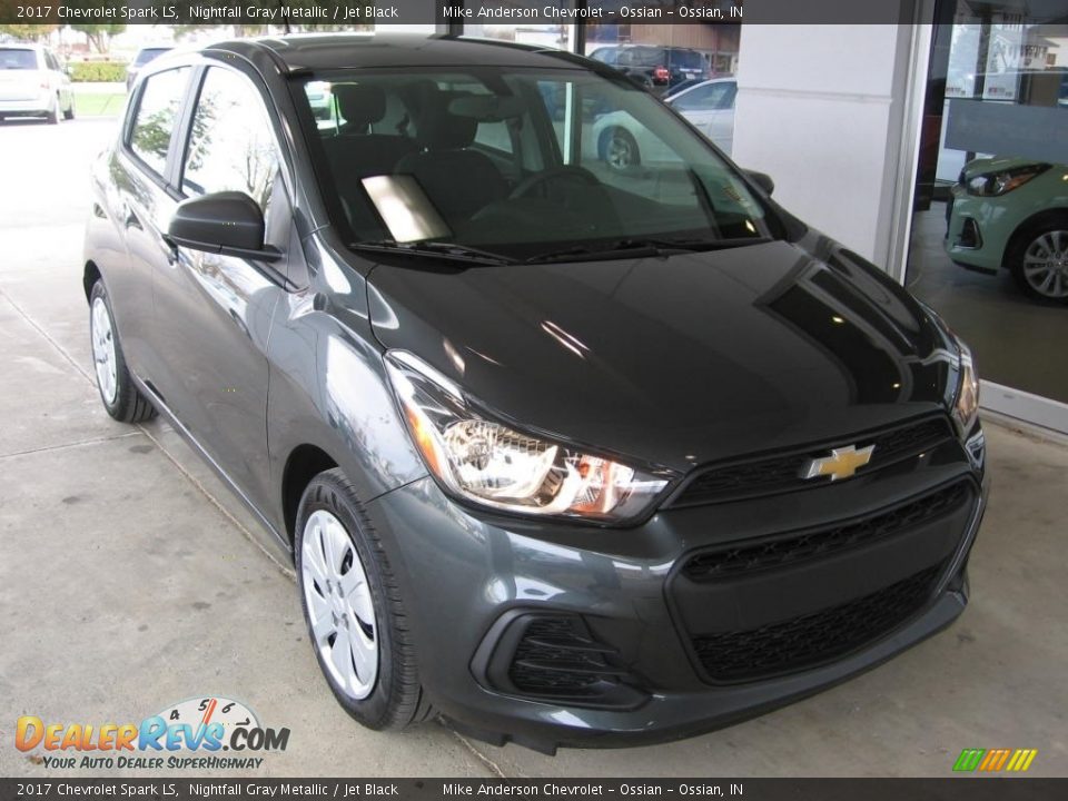 2017 Chevrolet Spark LS Nightfall Gray Metallic / Jet Black Photo #1