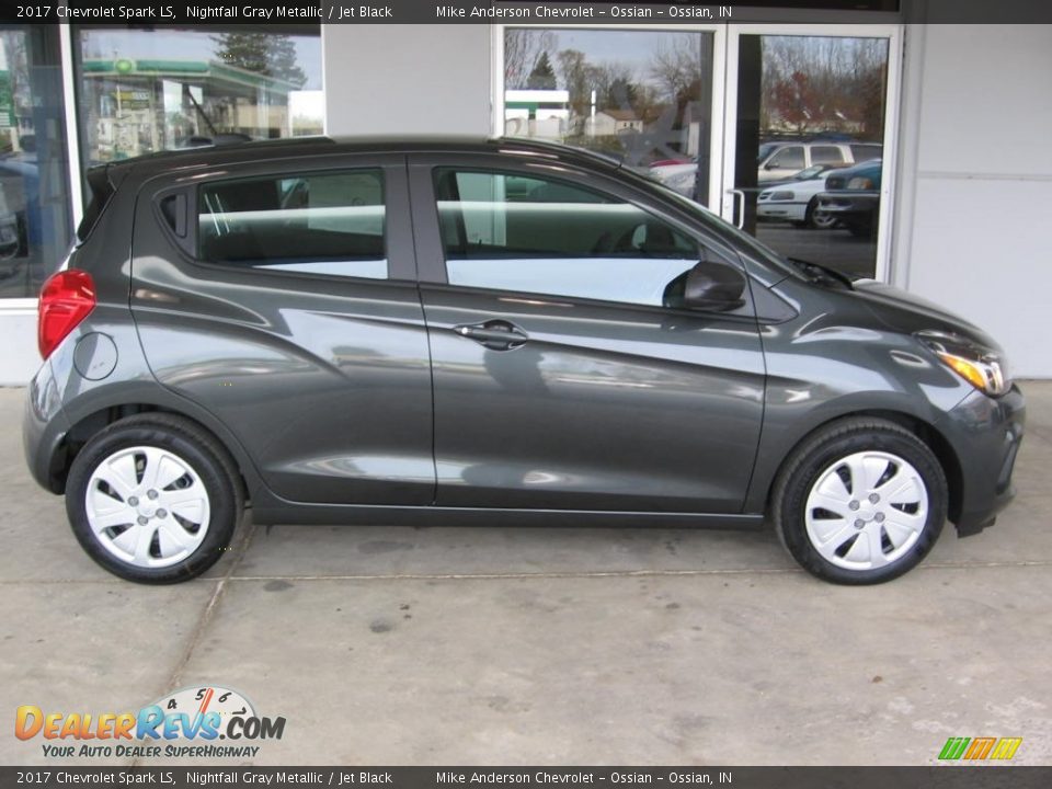 2017 Chevrolet Spark LS Nightfall Gray Metallic / Jet Black Photo #2