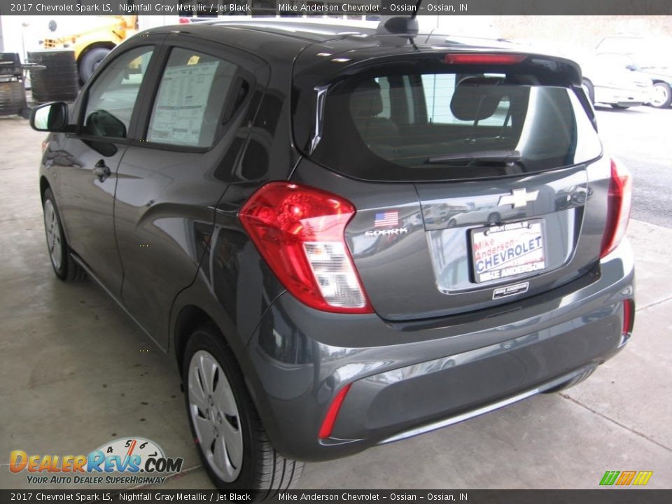 2017 Chevrolet Spark LS Nightfall Gray Metallic / Jet Black Photo #3