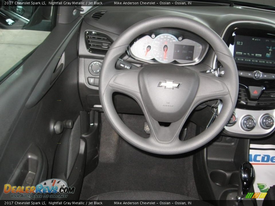 2017 Chevrolet Spark LS Nightfall Gray Metallic / Jet Black Photo #4