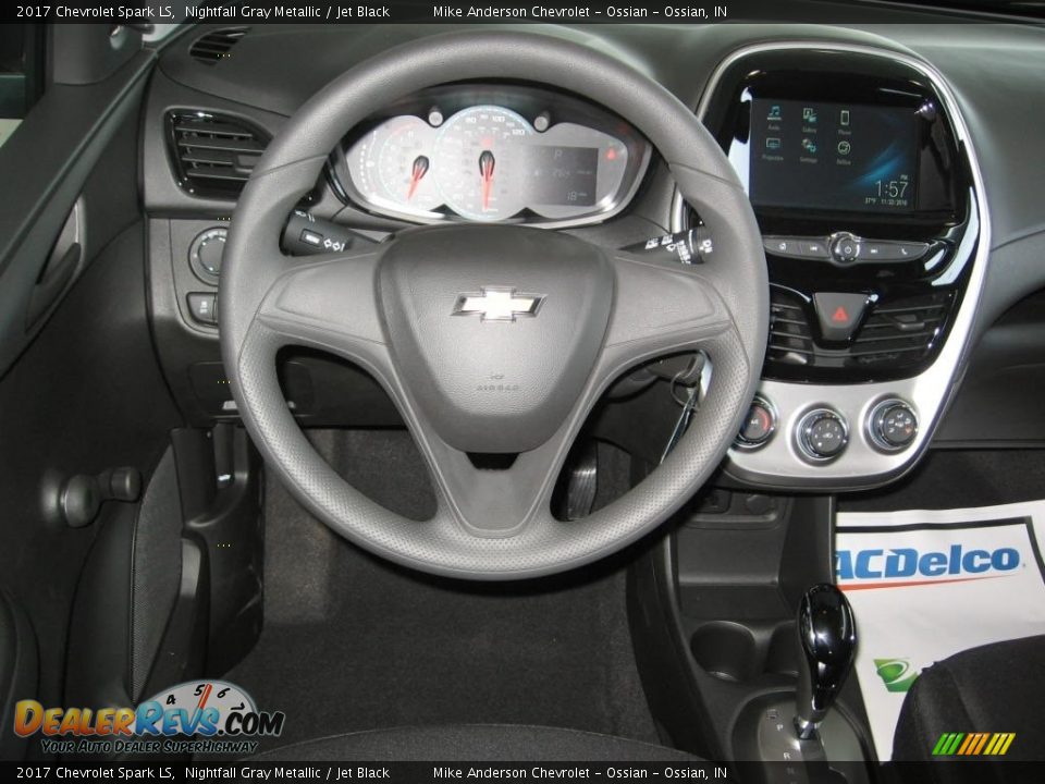 2017 Chevrolet Spark LS Nightfall Gray Metallic / Jet Black Photo #5