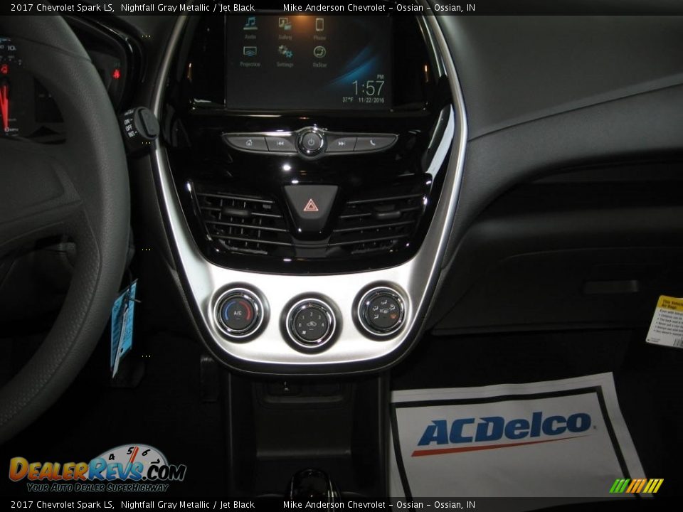2017 Chevrolet Spark LS Nightfall Gray Metallic / Jet Black Photo #6