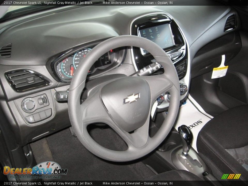2017 Chevrolet Spark LS Nightfall Gray Metallic / Jet Black Photo #7