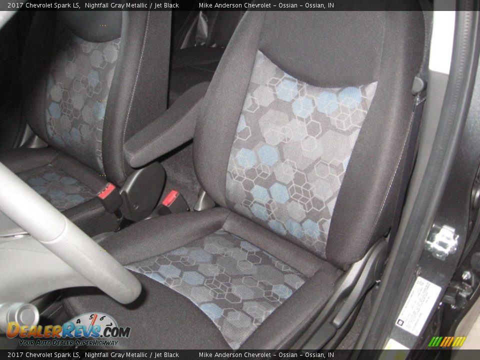 2017 Chevrolet Spark LS Nightfall Gray Metallic / Jet Black Photo #8