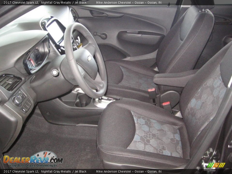 2017 Chevrolet Spark LS Nightfall Gray Metallic / Jet Black Photo #9