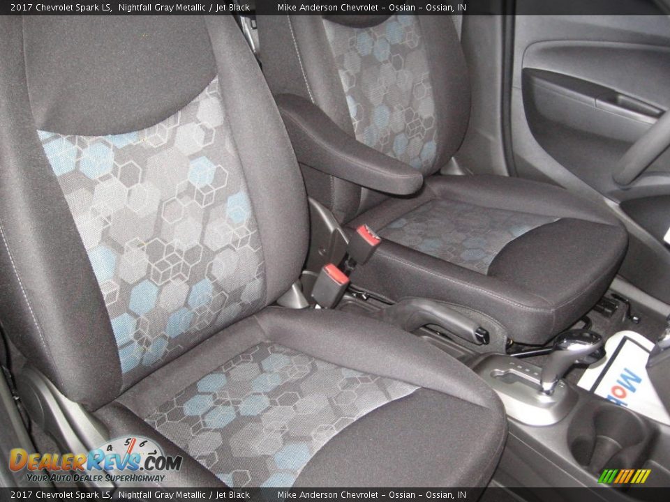 2017 Chevrolet Spark LS Nightfall Gray Metallic / Jet Black Photo #11