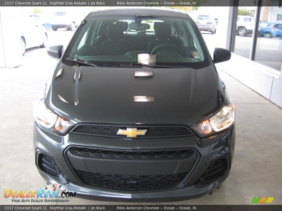 2017 Chevrolet Spark LS Nightfall Gray Metallic / Jet Black Photo #19
