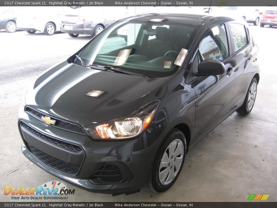 2017 Chevrolet Spark LS Nightfall Gray Metallic / Jet Black Photo #20