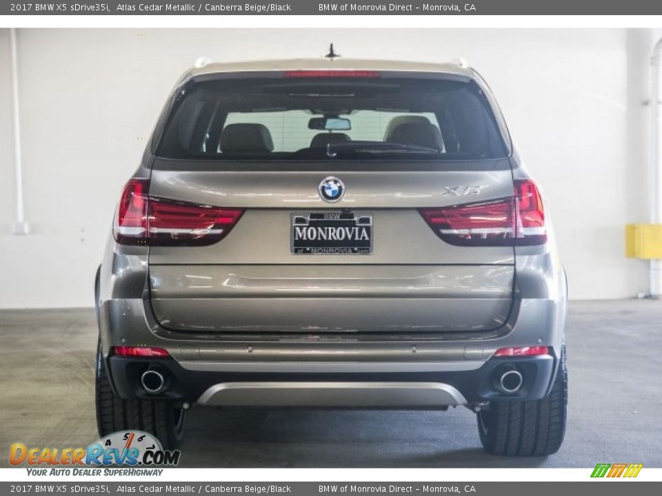 2017 BMW X5 sDrive35i Atlas Cedar Metallic / Canberra Beige/Black Photo #4