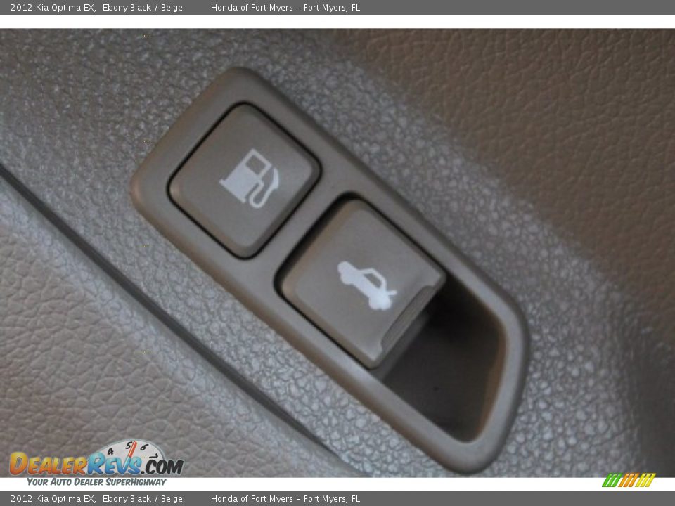 2012 Kia Optima EX Ebony Black / Beige Photo #9