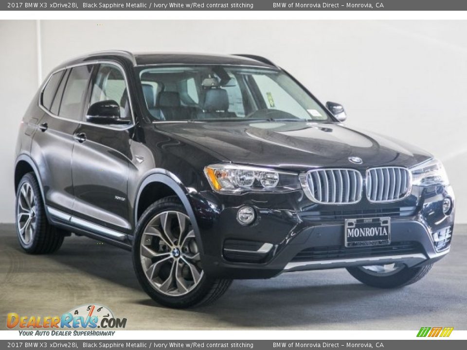 Front 3/4 View of 2017 BMW X3 xDrive28i Photo #12