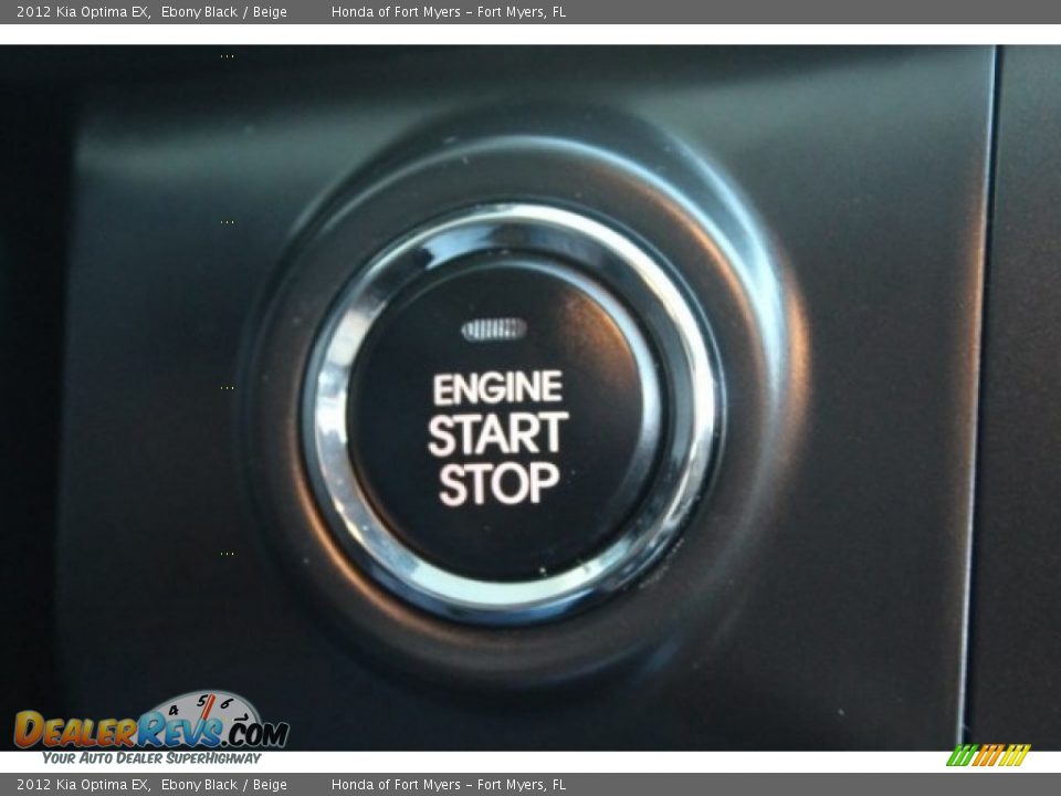 2012 Kia Optima EX Ebony Black / Beige Photo #22