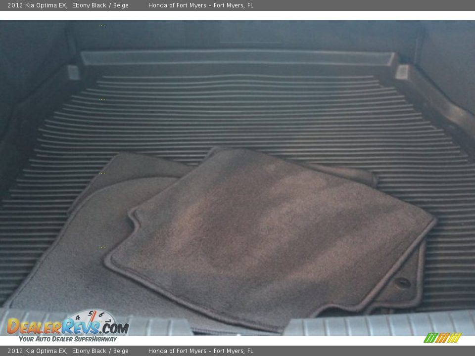 2012 Kia Optima EX Ebony Black / Beige Photo #28