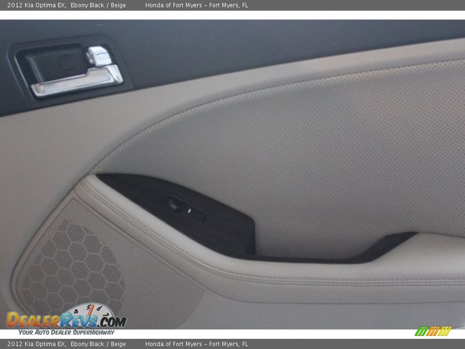 2012 Kia Optima EX Ebony Black / Beige Photo #29