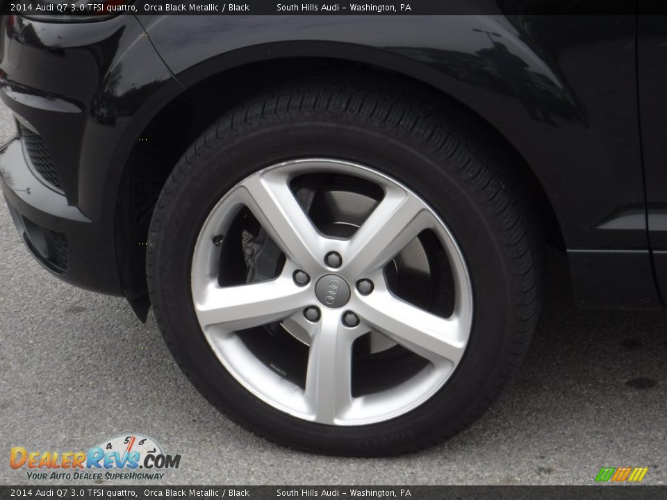 2014 Audi Q7 3.0 TFSI quattro Orca Black Metallic / Black Photo #3