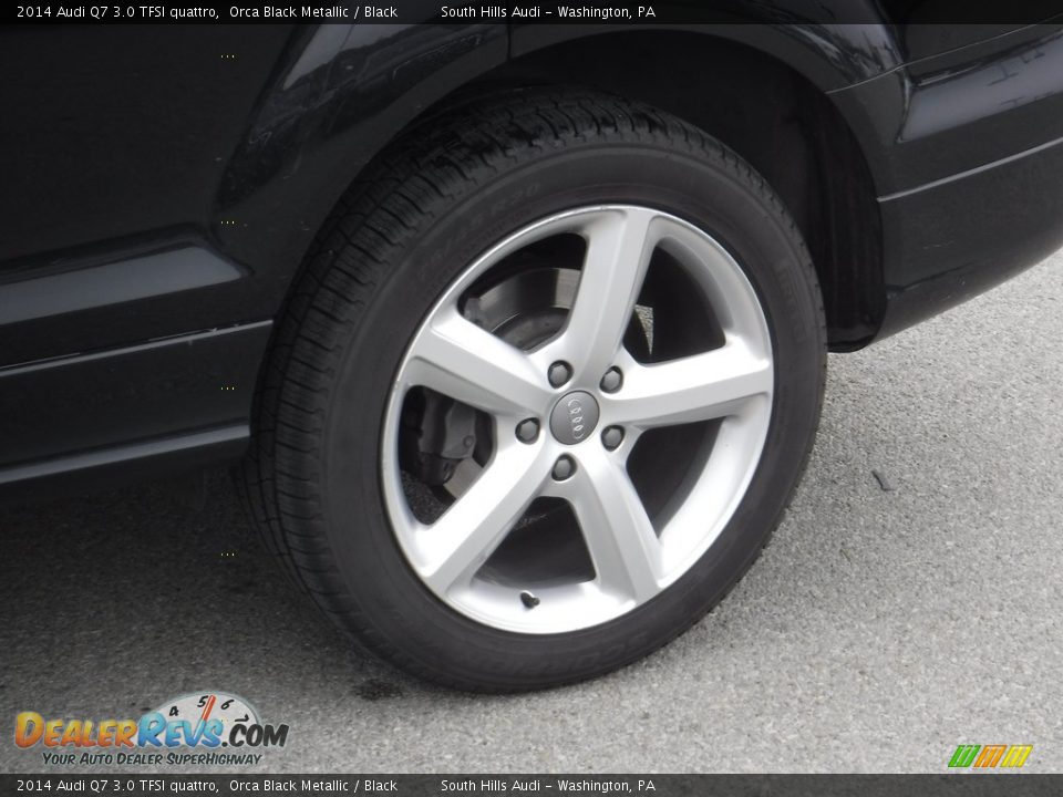 2014 Audi Q7 3.0 TFSI quattro Orca Black Metallic / Black Photo #4
