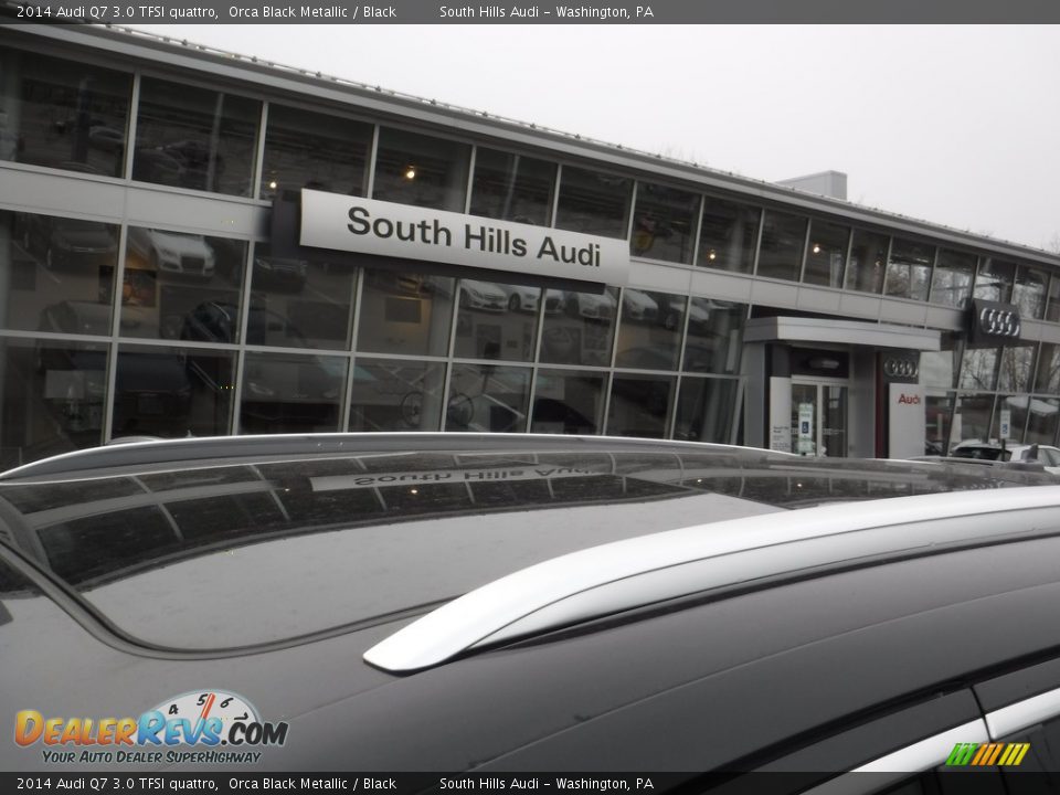 2014 Audi Q7 3.0 TFSI quattro Orca Black Metallic / Black Photo #6