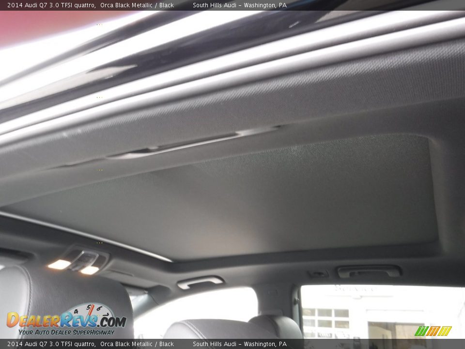2014 Audi Q7 3.0 TFSI quattro Orca Black Metallic / Black Photo #7