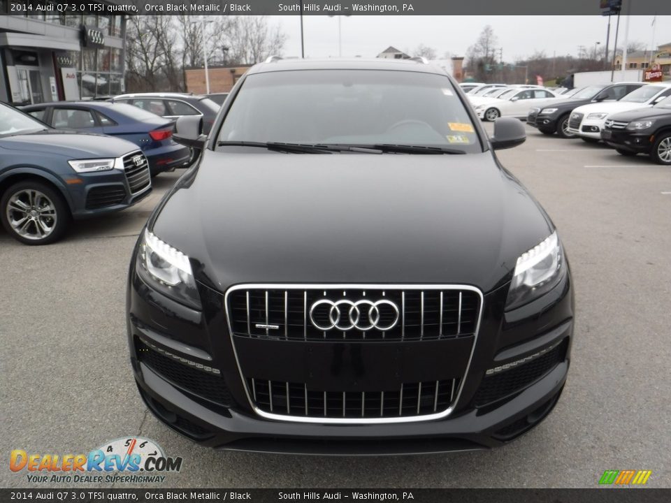 2014 Audi Q7 3.0 TFSI quattro Orca Black Metallic / Black Photo #8