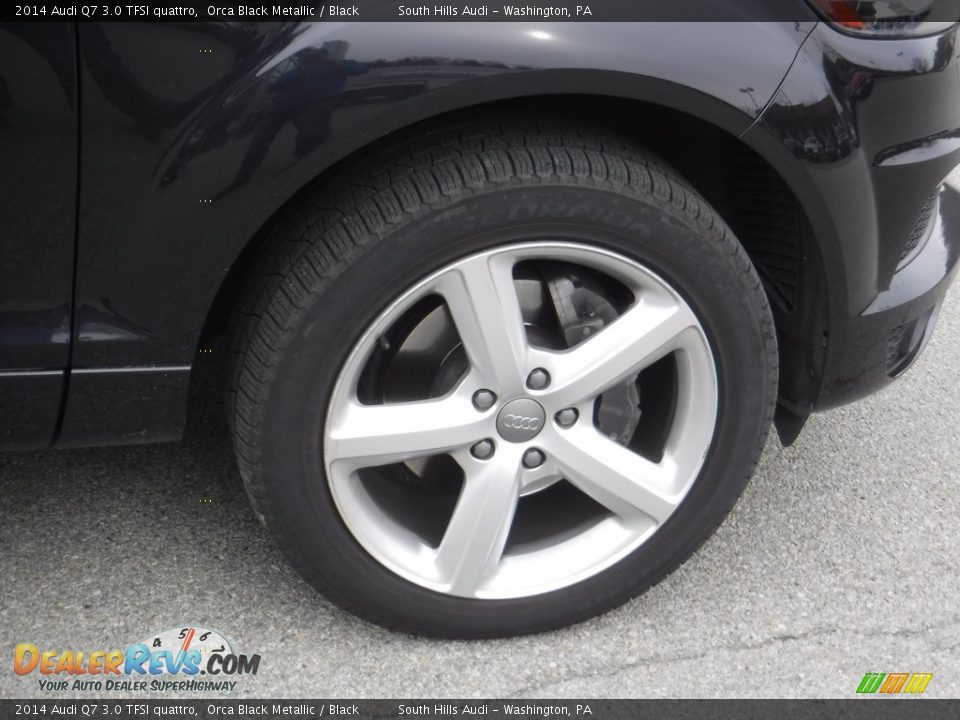 2014 Audi Q7 3.0 TFSI quattro Orca Black Metallic / Black Photo #12