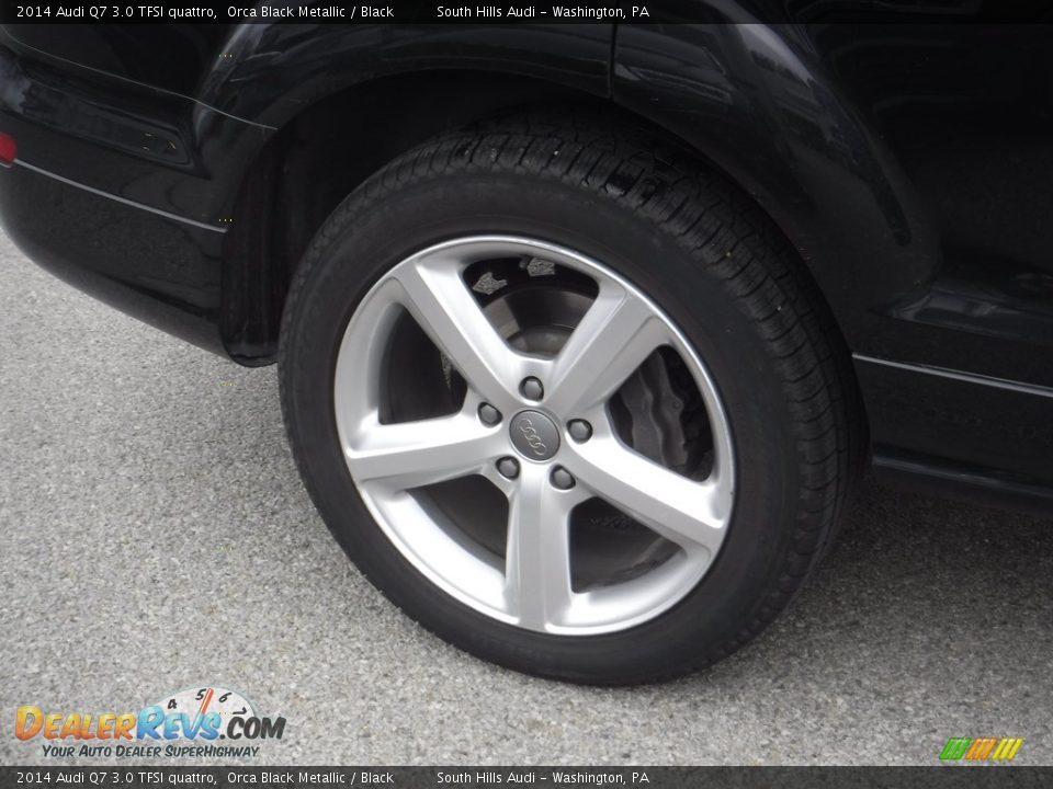 2014 Audi Q7 3.0 TFSI quattro Orca Black Metallic / Black Photo #13
